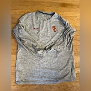 Nike USC Trojans long sleeve active top dri-fit